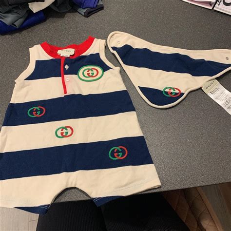 gucci body baby|Gucci baby grow boy.